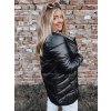 Kabát/Bunda dámská VETIS černá Dstreet TY2976 (Velikost 5XL, Barva Černá)