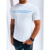 Pánské tričko s potiskem Barva Bílý DSTREET RX5193 (Velikost S, Barva Bílá)