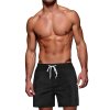 Pánské plavecké šortky Barva černá DSTREET SX2366 (Velikost M, Barva Černá)
