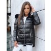 Dámská zimní bunda AMBERGLOW Barva černá DSTREET TY3717 (Velikost S, Barva Černá)