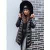 Dámská zimní bunda SIMBI Barva černá DSTREET TY4085 (Velikost S, Barva Černá)
