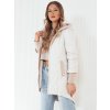 Dámská prošívaná bunda FLONSA Barva Bílý DSTREET TY4169 (Velikost S, Barva Bílá)