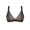 Podprsenka Obsessive Estiqua bra (Velikost XS/S, Barva Černá)