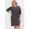 Šaty Italian Fashion Avira tunika dł.r. (Velikost XL, Barva Šedá)