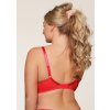 Dámská podprsenka LingaDore 1400-6 (Velikost 70D, Barva Červená)