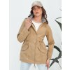 Dámská bunda AVELIN Dstreet TY4347 (Velikost S, Barva Béžová)