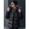 Dámská zimní prošívaná bunda CROMBILA Dstreet TY4100 (Velikost S, Barva Černá)