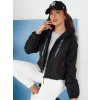 Dámská přechodová bunda ALONDRASS Dstreet TY4334 (Velikost S, Barva Černá)