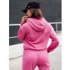 Dámská mikina s kapucí TRENDHOOD Dstreet BY1305 (Velikost S, Barva Růžová)