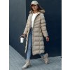 Dámská dlouhá bunda LUXWARM Dstreet TY4374 (Velikost S, Barva Černá)