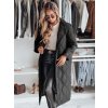 Dámská zimní dlouhá bunda TRENDIFY Dstreet TY4378 (Velikost S, Barva Černá)