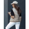 Dámská vesta STYLISHZ Dstreet TY4439 (Velikost S, Barva Hnědá)