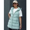 Dámská péřová vesta BRITA Dstreet TY4511 (Velikost S, Barva Zelená)