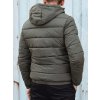 Pánská zimní bunda s kapucí Dstreet TX4829 (Velikost M/48, Barva Hnědá)