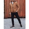 Pánská zimní bunda s kapucí Dstreet TX4829 (Velikost M/48, Barva Hnědá)