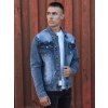 Pánská džínová bunda Dstreet TX4853 (Velikost S, Barva Modrá - světle)
