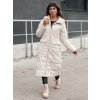 Dámská zimní bunda s kapucí GLAMPUFF Dstreet TY4605 (Velikost S, Barva Béžová)