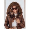Dámská zimní bunda s kapucí  STYLEBELLA Dstreet TY4608 (Velikost S, Barva Černá)