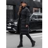 Dámská zimní prošívaná bunda FABWARM Dstreet TY4620 (Velikost S, Barva Černá)