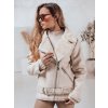 Dámská bunda s kožíškem NORFDIMA Dstreet TY4735 (Velikost S, Barva Bílá)