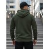 Pánská mikina s kapucí Dstreet BX5910 (Velikost M, Barva Zelená)