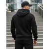 Pánská mikina s kapucí Dstreet BX5914 (Velikost M, Barva Černá)