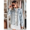 Dámská džínová bunda BLUEDIVA Dstreet TY4900 (Velikost S, Barva Modrá - světle)