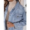 Dámská džínová bunda DENZARIA Dstreet TY4905 (Velikost S/M, Barva Modrá - světle)