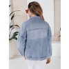 Dámská džínová bunda DENZARIA Dstreet TY4905 (Velikost S/M, Barva Modrá - světle)
