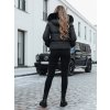 Dámská zimní bunda YOUWARM Dstreet TY5006 (Velikost S, Barva Černá)