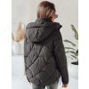 Dámská bunda s kapucí LOVEWARM Dstreet TY5039 (Velikost S, Barva Černá)