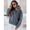Dámská džínová bunda FURDENIM Dstreet TY4755 (Velikost S, Barva Modrá - světle)