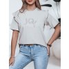 Dámské tričko JOY Dstreet RY2524 (Velikost S, Barva Bílá)