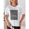 Dámské tričko LAMOUR Dstreet RY2586 (Velikost S/M, Barva Bílá)