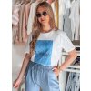 Dámské tričko LAMOUR Dstreet RY2586 (Velikost S/M, Barva Bílá)