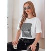 Dámské tričko LAMOUR Dstreet RY2586 (Velikost S/M, Barva Bílá)