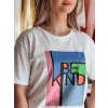 Dámské tričko KINDBE Dstreet RY2614 (Velikost S/M, Barva Bílá)