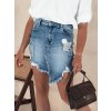 Dámská džínová sukně TRENDY LOVE Dstreet CY0460 (Velikost S, Barva Modrá - světle)