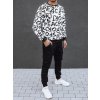 Pánská mikina bez kapuce Dstreet BX5768 (Velikost M, Barva Bílá)