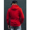 Pánská mikina s kapucí Dstreet BX5783 (Velikost M, Barva Červená)