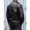 Pánská kožená bunda Dstreet TX4736 (Velikost M, Barva Černá)