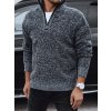 Pánský svetr Dstreet WX2196 (Velikost M, Barva Šedá - tmavě)