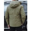 Pánská zimní bunda s kapucí Dstreet TX4756 (Velikost S/48, Barva Zelená)