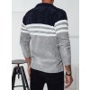 Pánský svetr Dstreet WX2229 (Velikost M, Barva Granatowy, Bordowy)