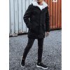 Pánská zimní bunda s kapucí Dstreet TX4933 (Velikost M/48, Barva Černá)
