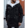 Pánská zimní bunda s kapucí Dstreet TX4933 (Velikost M/48, Barva Černá)