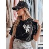 Dámské tričko 3D PETALOVE Dstreet RY2717 (Velikost M/L, Barva Černá)