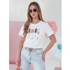 Dámské tričko MANETEE Dstreet RY2728 (Velikost M/L, Barva Bílá)