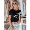Dámské tričko LUMIFITU Dstreet RY2736 (Velikost S, Barva Černá)