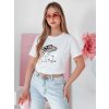 Dámské tričko WOMANPOW Dstreet RY2804 (Velikost M/L, Barva Bílá)